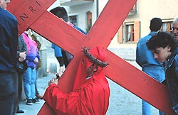 Venaus, la processione del Giovedì Santo