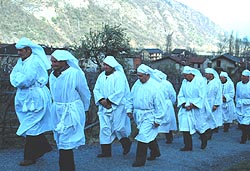 Venaus, la processione del Giovedì Santo